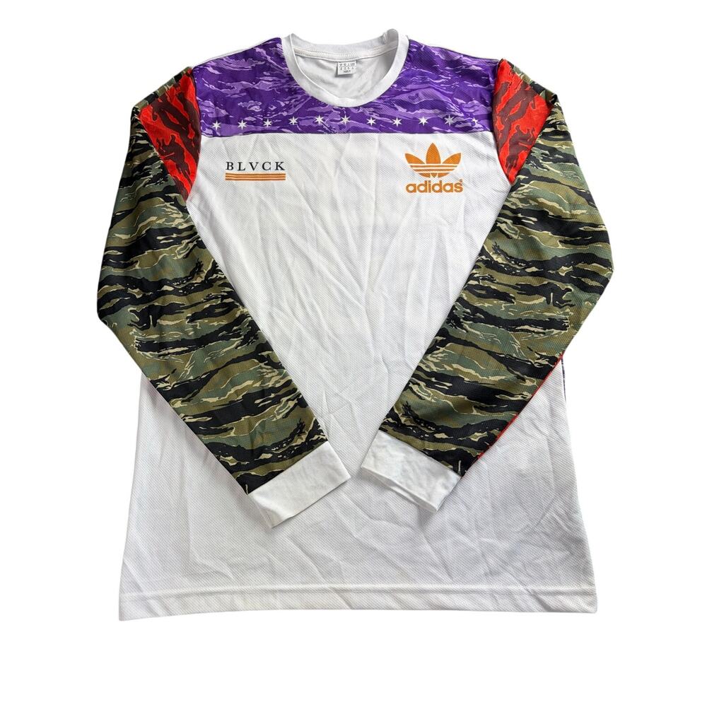 RARE Adidas Consortium x Black Scale Long Sleeve Jersey Camo Men's Medium